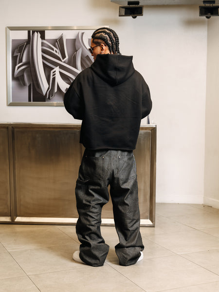 DENIM CARPENTER PANTS CHARCOAL