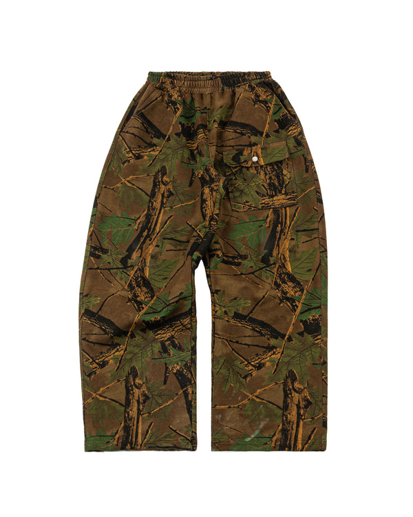 WIDE LEG SWEATPANTS IN REAL TREE
