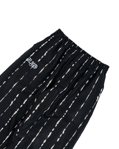PRINTED LOUNGE PANTS BLACK