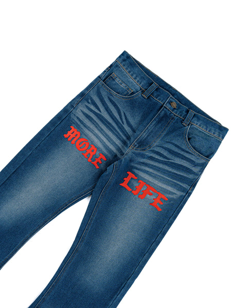 MORE LIFE FLARED PANTS DARK