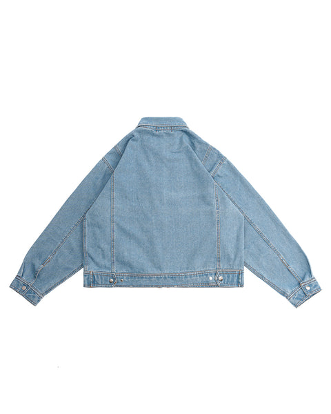 DENIM TRUCKER JACKET - LIGHT WASHED