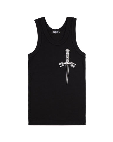 DAGGER TANK TOP BLACK