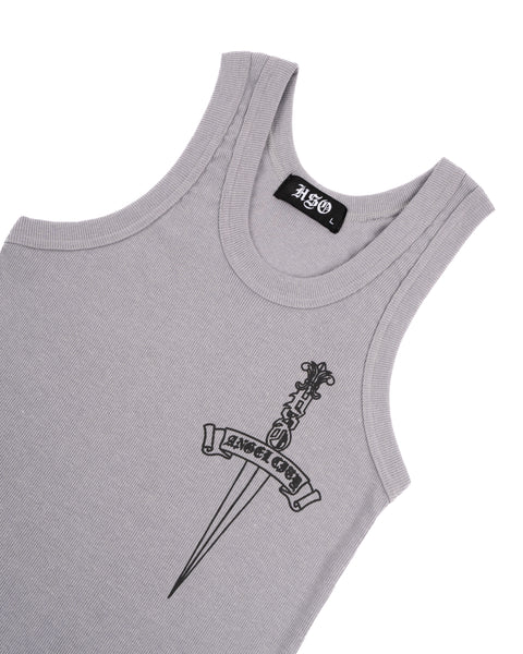 DAGGER TANK TOP GRAY