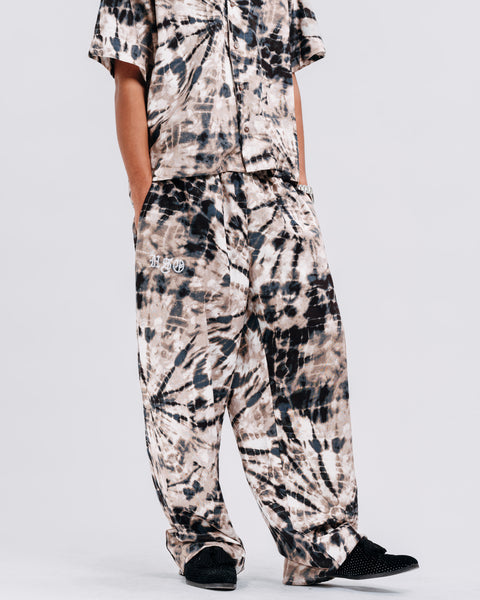 PRINTED LOUNGE PANTS TIE DYE