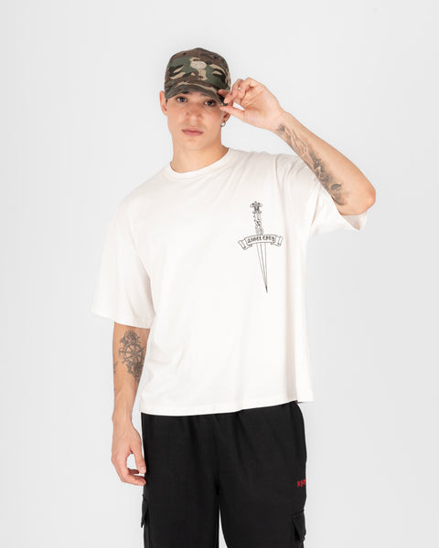 DAGGER BOX TEE OFFWHITE