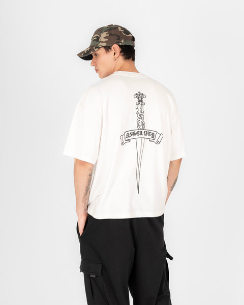 DAGGER BOX TEE OFFWHITE