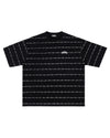 BARB ARCH LOGO HEAVY BOX TEE BLACK