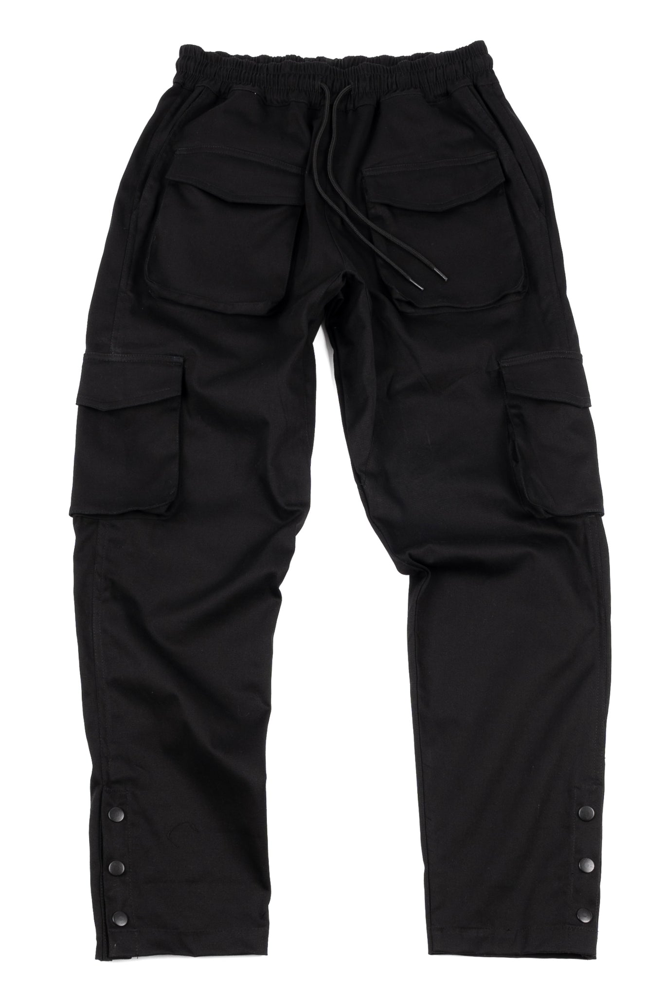 FRONT POCKET CARGO PANTS - BLACK – HSO