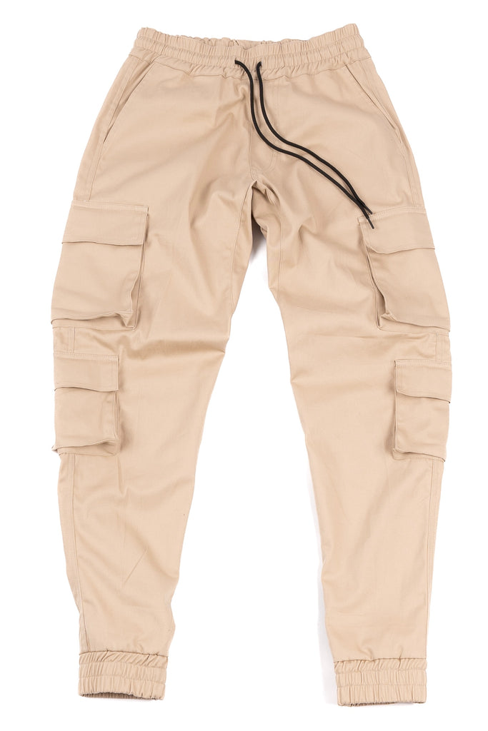POCKETS CARGO PANTS LIGHT KHAKI – HSO