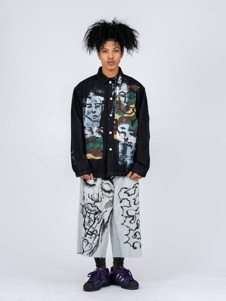 GOLD PATCH WORK DENIM L/S (1 OF 1)