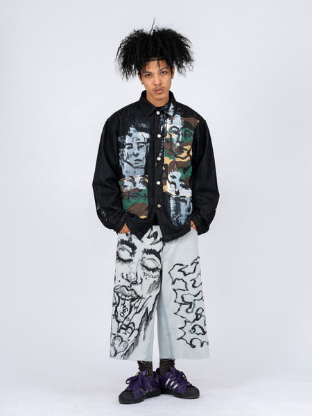 GOLD PATCH WORK DENIM L/S (1 OF 1)