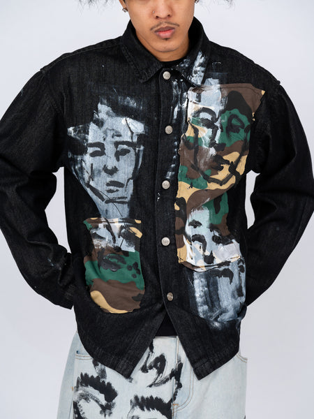 GOLD PATCH WORK DENIM L/S (1 OF 1)