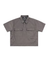 TWILL WORK POLO IN DARK GRAY