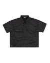 TWILL WORK POLO IN BLACK