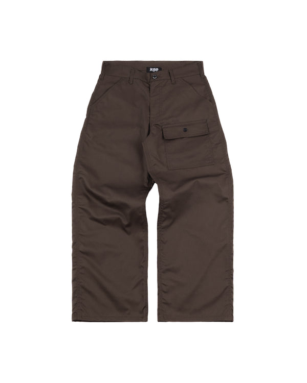 TWILL WORK PANTS IN BROWN