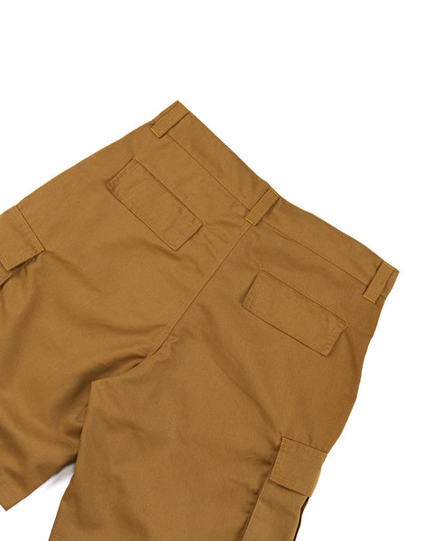 EMBLEM CARGO SHORTS DARK KHAKI