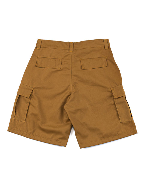 EMBLEM CARGO SHORTS DARK KHAKI