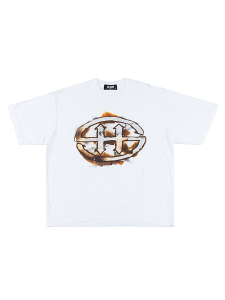 BURN BOX TEE WHITE