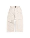 WIDE DOUBLE KNEE PANTS IN BEIGE