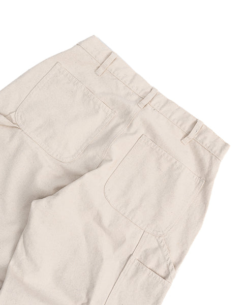WIDE DOUBLE KNEE PANTS IN BEIGE