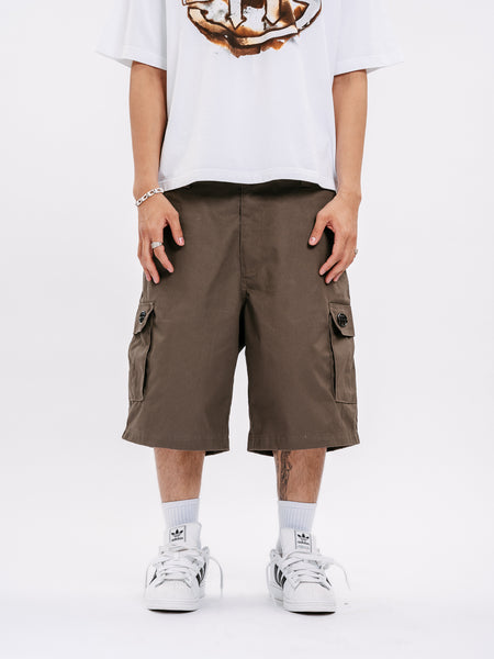 EMBLEM CARGO SHORTS FATIGUE