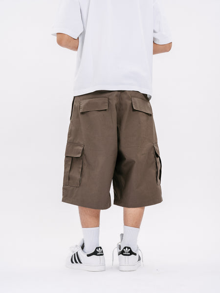 EMBLEM CARGO SHORTS FATIGUE