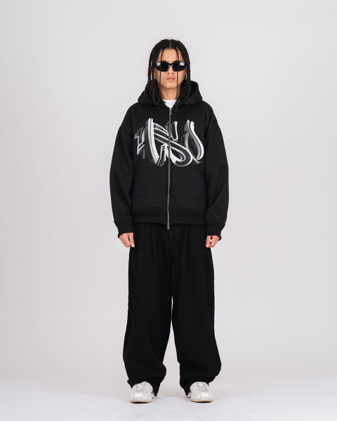 3D GRAFFITI LOGO HOODIE