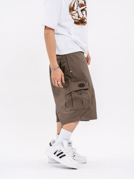 EMBLEM CARGO SHORTS FATIGUE