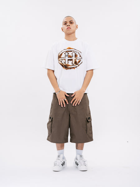 EMBLEM CARGO SHORTS FATIGUE