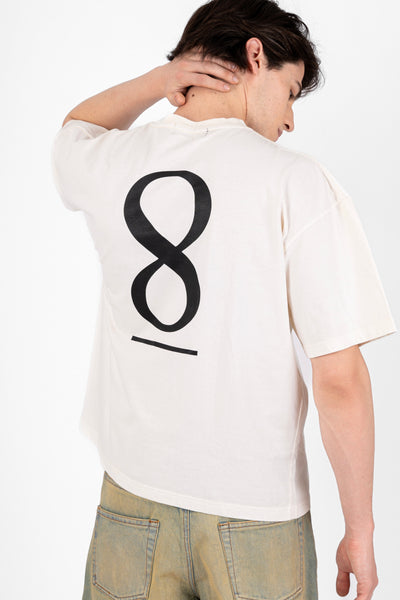 INFINITY BOX TEE IN OFFWHITE