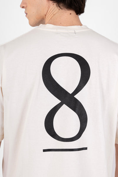 INFINITY BOX TEE IN OFFWHITE