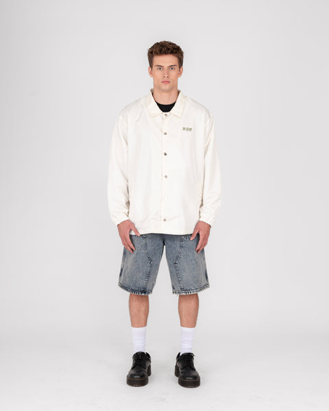 COACH JACKET IN OFF WHITE