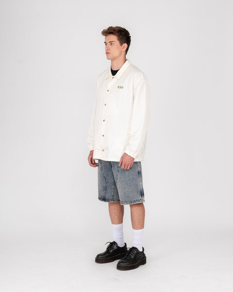 COACH JACKET IN OFF WHITE