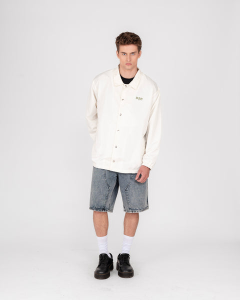 COACH JACKET IN OFF WHITE