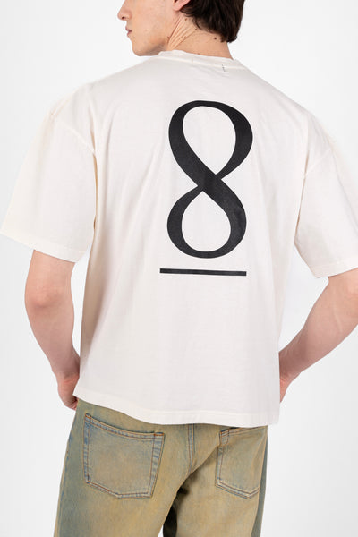 INFINITY BOX TEE IN OFFWHITE
