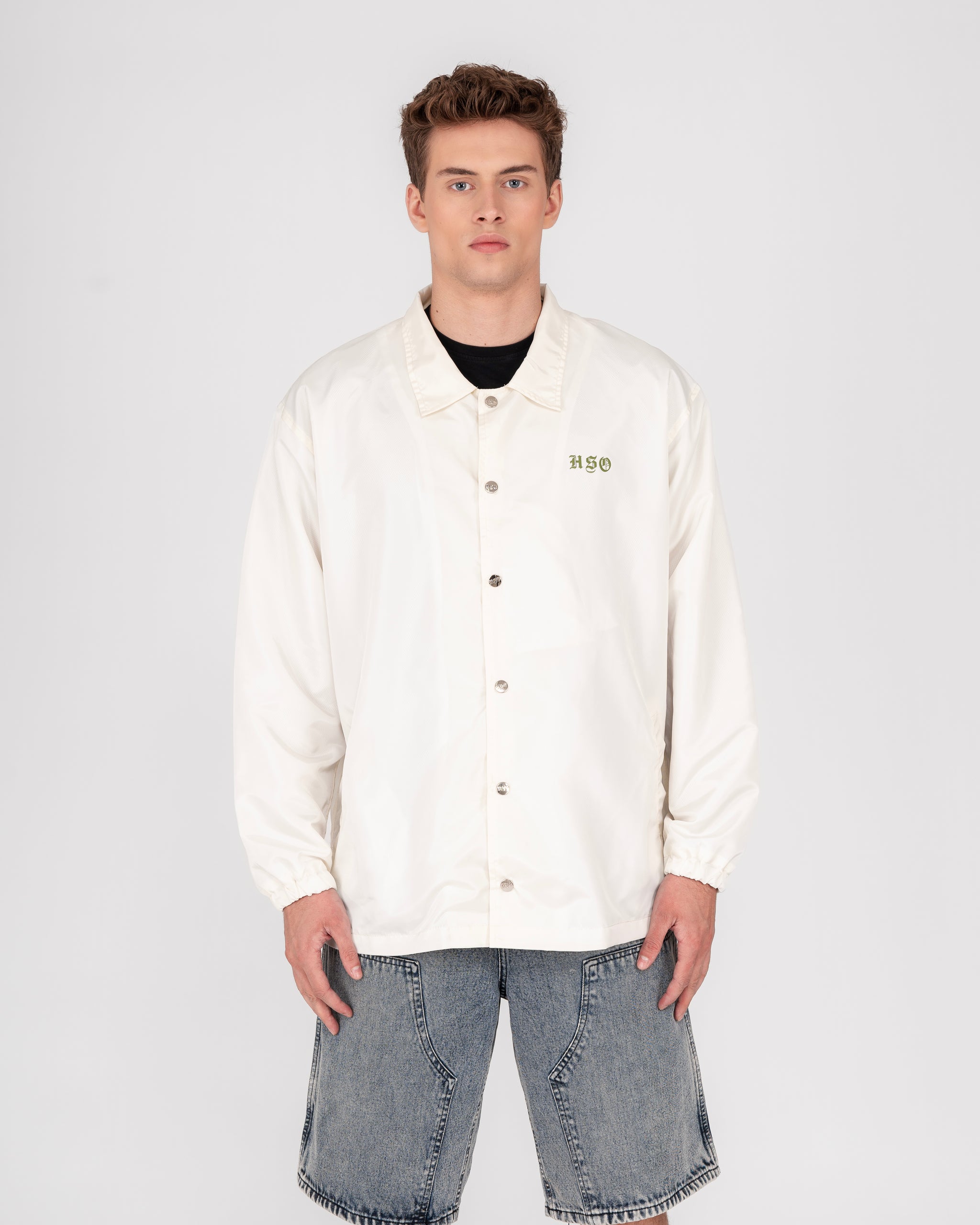 COACH JACKET IN OFF WHITE – HSO