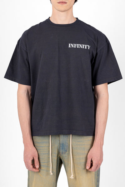 INFINITY BOX TEE IN IRON
