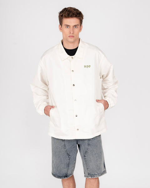 COACH JACKET IN OFF WHITE