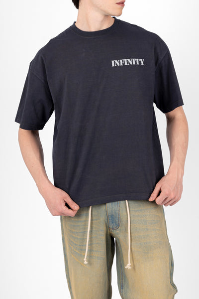 INFINITY BOX TEE IN IRON
