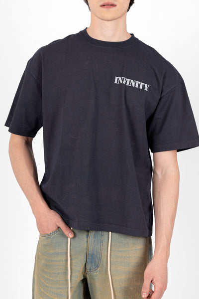 INFINITY BOX TEE IN IRON