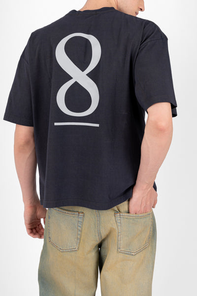 INFINITY BOX TEE IN IRON