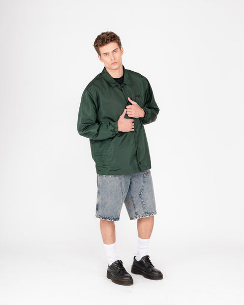 COACH JACKET IN FOREST GREEN