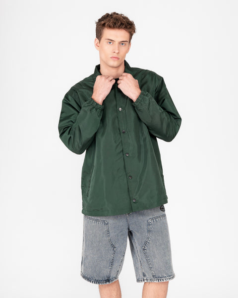 COACH JACKET IN FOREST GREEN