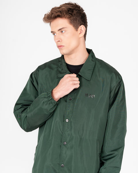 COACH JACKET IN FOREST GREEN