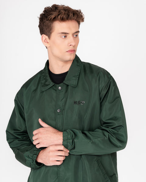 COACH JACKET IN FOREST GREEN