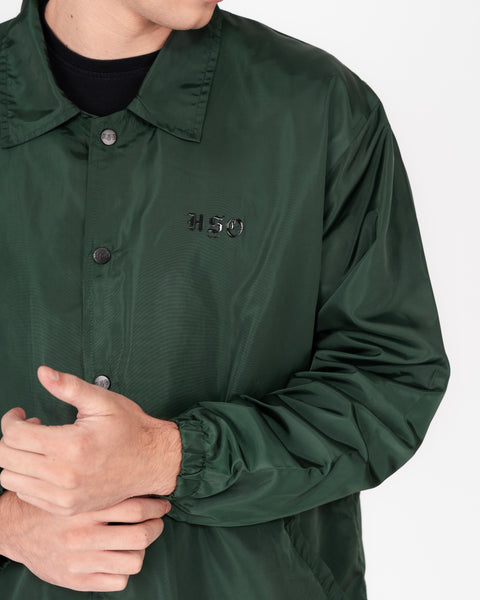 COACH JACKET IN FOREST GREEN