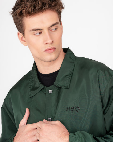 COACH JACKET IN FOREST GREEN