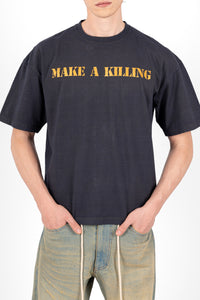 MAKE A KILLING BOX TEE IN IRON