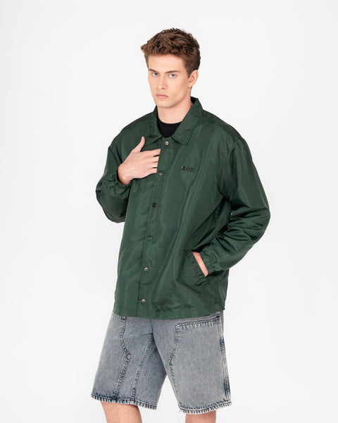 COACH JACKET IN FOREST GREEN