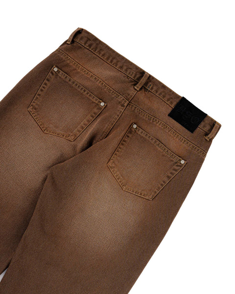 BAGGY JEANS IN FADED BROWN